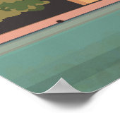 Marokko Vintage Travel Poster (Hoek)