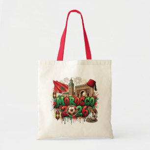 Marokko Vintage Vlag Marokkaans Afrikaans Tote Bag