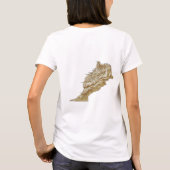 Marokko Vlag + Kaart + Tekst T-shirt (Achterkant)