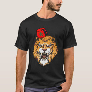 Marokko Vlag Marokkaanse Voetbal Supporter Voor T-shirt