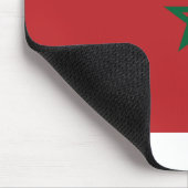 Marokko Vlag Muismat (Hoek)