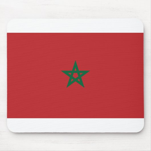 Marokko Vlag Muismat (Voorkant)