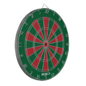 Marokko Vlag Patriot's Bullseye Dartbord (Voorkant Links)