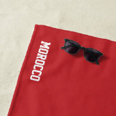 Marokko vlag Splendid Patriotic Strandlaken (In situ)