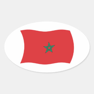Marokko Vlag Sticker
