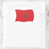 Marokko Vlag Sticker (Tas)
