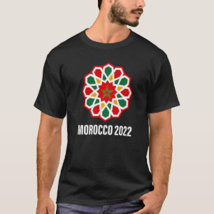 Marokko Vlag Voetbal 2022 T-shirt