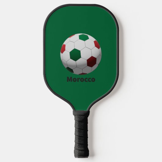 Marokko Voetbal Pickleball Paddle (Voorkant)