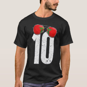 Marokko voetballer nummer 10 Marokkaanse vlag T-shirt