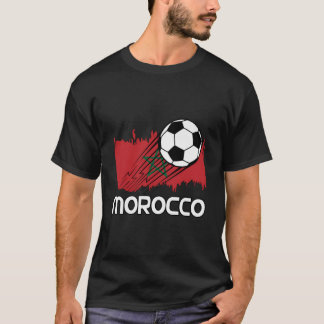 Marokko voetballiefhebber t-shirt