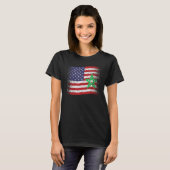 Marokko VS Vlag Marokkaanse Vlag T-shirt (Voorkant volledig)