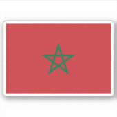Marokko Waterdichte Sticker (Voorkant)