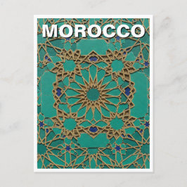 Marokko Zellij Tegel Reizen Briefkaart