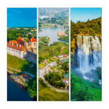 Marokopa Herfsten bij zonsondergang Uitzicht van Q