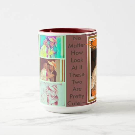 Maron 15 oz Combo Mok Aangepaste Creëer koffie (Midden)