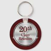 Maron 20th High School Reunion Party Favors Sleutelhanger (Achterkant)