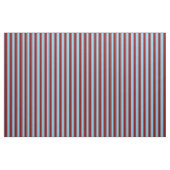 Maron & Sky Blue Lines Pattern Stof (Yard (91,4 cm))