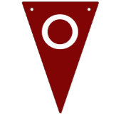 Maron Solid Color past deze aan Vlaggetjes (Derde vlag)