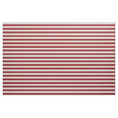 Maron & White Pattern van Stripes Stof (Yard (91,4 cm))