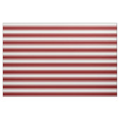 Maron & White Pattern van Stripes Stof (Fat Quarter)