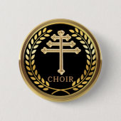 Maronite Church Choir Pin Button (Voorkant)
