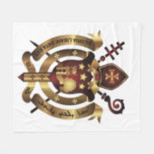 Maronite Church Coat of Arms Blanket/Wall Hanging Fleece Deken (Voorkant (Horizontaal))