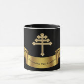 Maronite Church Cross-Personalized Gift Mok (Midden)
