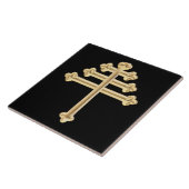 Maronite Church Golden Cross Wall Tegel Tegeltje (Zijkant)