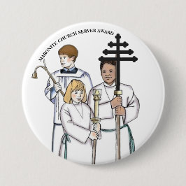 Maronite Church Server Award Ronde Button 7,6 Cm