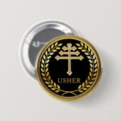 Maronite Church Usher Pin Button (Voorkant /achterkant)