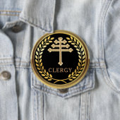 Maronite katholieke kerk CLERGY Badge Ronde Button 4,0 Cm (In situ)