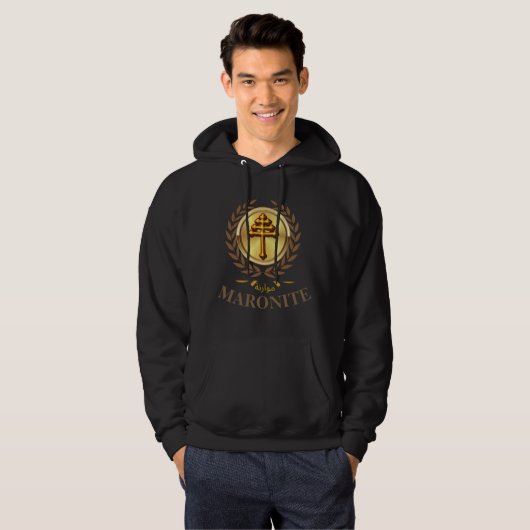 MARONITE (Officiële Kruis) Hoodie (Voorkant volledig)