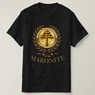 MARONITE (Officiële Kruis) T-Shirt