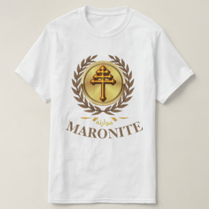 MARONITE (Officiële Kruis) T-Shirt