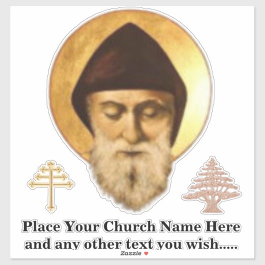 Maronitische Kerk gepersonaliseerde sticker (Vel)