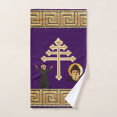 Maronitische Kerk Kruis en Heiligen Gast en Gift Bad Handdoek (Handdoek)