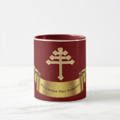 Maronitische Kerk Kruis Gepersonaliseerde Geschenk Mok (Midden)
