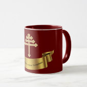 Maronitische Kerk Kruis Gepersonaliseerde Geschenk Mok (Voorkant rechts)