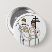 Maronitische Kerk Server Award Ronde Button 7,6 Cm (Voorkant /achterkant)