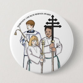 Maronitische Kerk Server Award Ronde Button 7,6 Cm