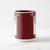 Maroon 4:6 Fotolijst 2 Foto Aangepaste Combo Mok (Midden)