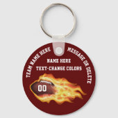 Maroon, Aangepaste Football Sleutelhangers, VERAND Sleutelhanger (Voorkant)