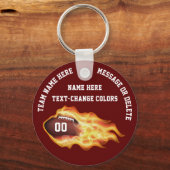 Maroon, Aangepaste Football Sleutelhangers, VERAND Sleutelhanger (Voorkant)