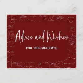 Maroon Advice and Wishes for the Graduate Informatiekaartje