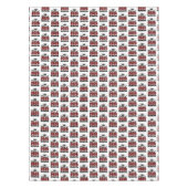 Maroon Afstudeerfeest Klasse 2026 Tafelkleed (Voorkant)