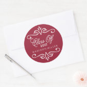  Maroon | AFSTUDEREN STICKERS (Envelop)