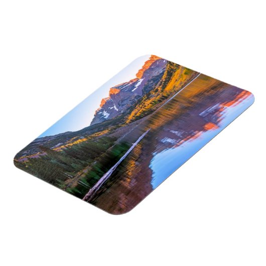 Maroon Alpen Glow Magneet (Linkerzijde)