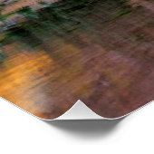 Maroon Alpen Glow Perfect Poster (Hoek)