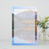Maroon Bells Alpen Glow Briefpapier (Staand voorkant)