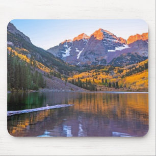 Maroon Bells Alpen Glow Muismat